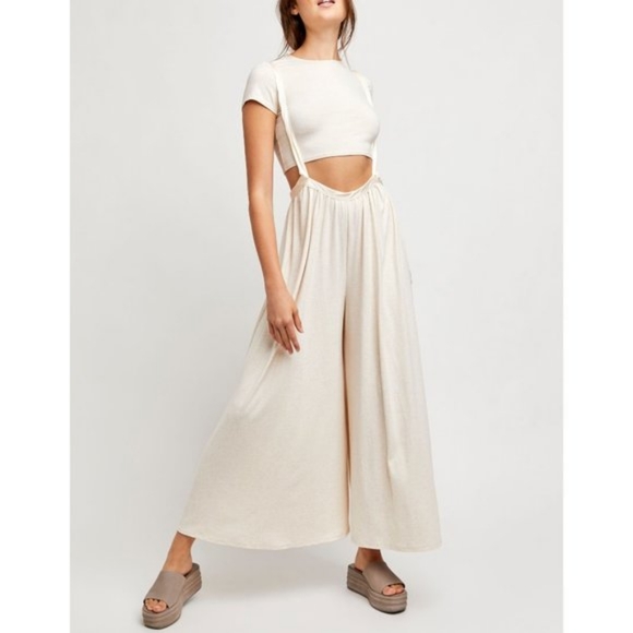 Free People Pants - Free People Brookside Set / Ivory
